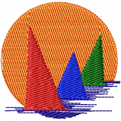 Landscapes Embroidery Design 11